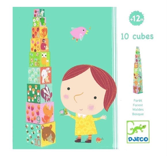 FOREST ANIMALS STACKING CUBES