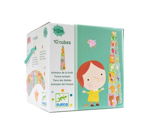 FOREST ANIMALS STACKING CUBES