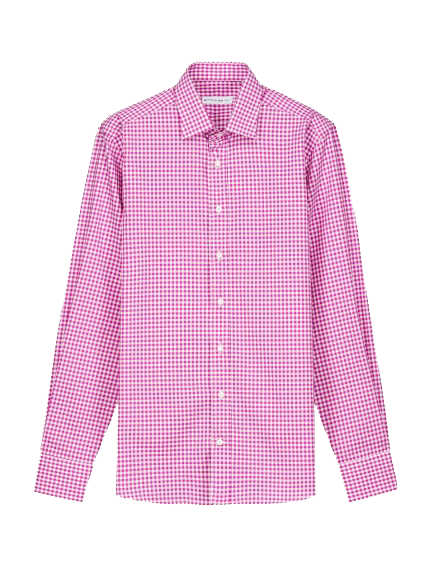 GINGHAM JACQUARD SHIRT