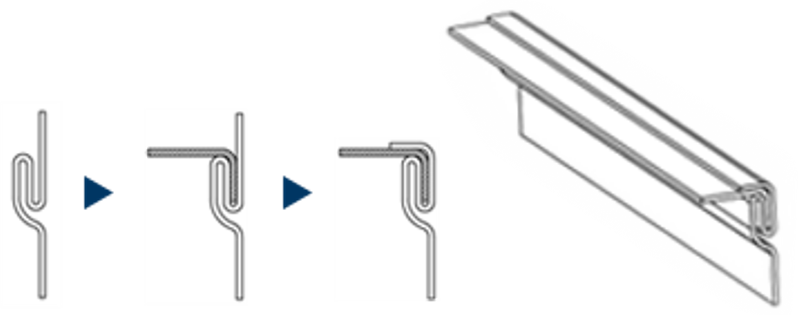p duct pittsburgh seam