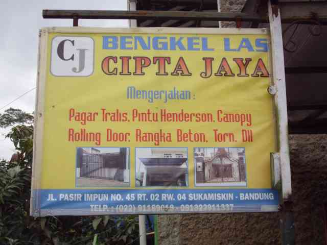 Bengkel Las ‘Cipta Jaya’