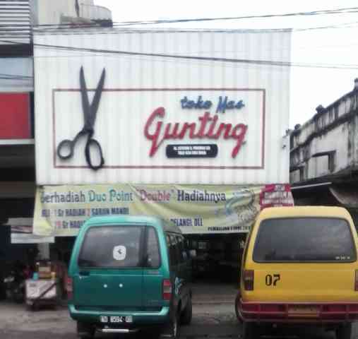 Gunting Toko Mas