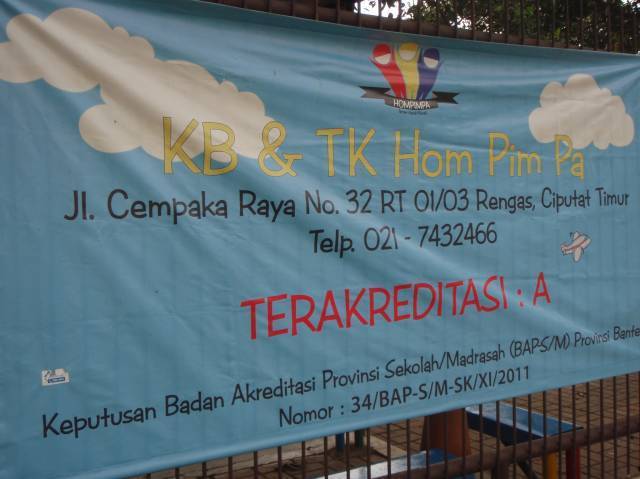 Taman Kanak Kanak (TK) Hompimpa
