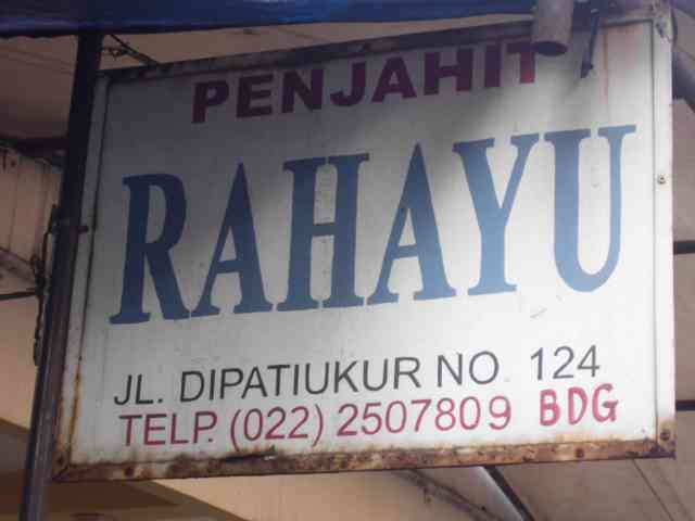 Penjahit Rahayu