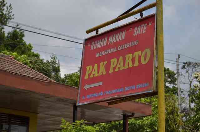 Rumah Makan "Pak Parto" Kaliurang