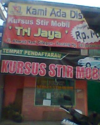Kursus Stir Mobil Tri Jaya