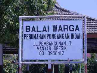 Balai Warga Perumahan Pongangan Indah