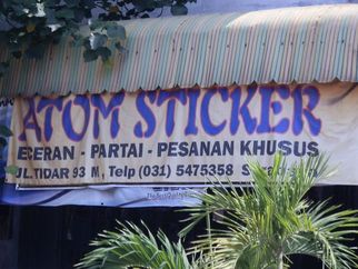 Atom Sticker