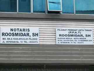 Kantor Notaris & PPAT Roosmidar SH