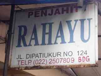 Penjahit Rahayu
