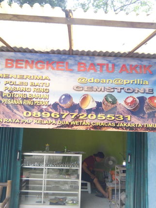bengkel batu akik
