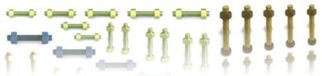 PT Indokarya Mandiri Product Stud bolt Two hex nuts T