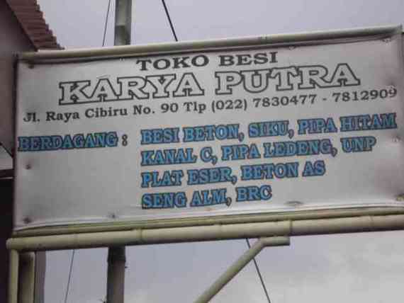 Toko Besi Karya Putra