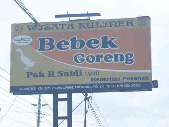 Bebek Goreng H Saidi 