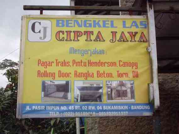 Bengkel Las ‘Cipta Jaya’