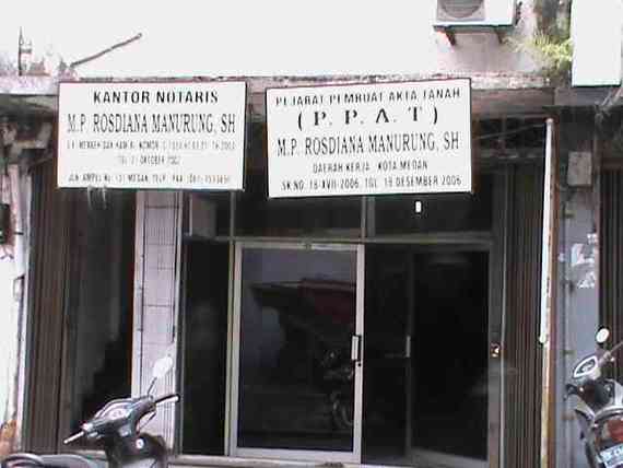 Kantor Notaris & PPAT MP Rosdiana Manurung SH