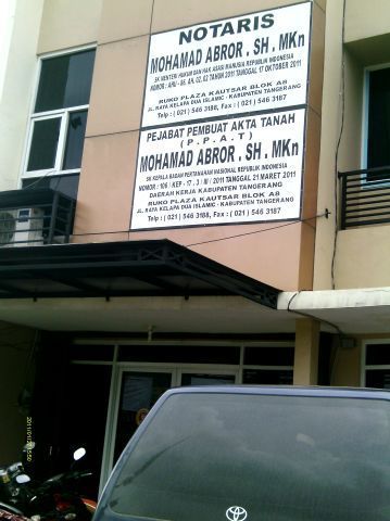 Notaris Mohamad Abror, SH, M.KN
