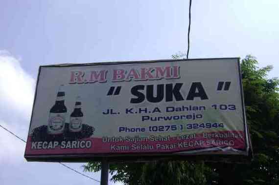 RM. Bakmi "Suka"