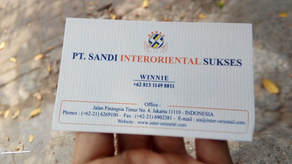 PT. Sandi Inter Oriental contact information. Kunci - Grosir, in JAKARTA