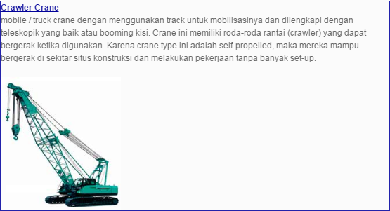 Crawler Crane