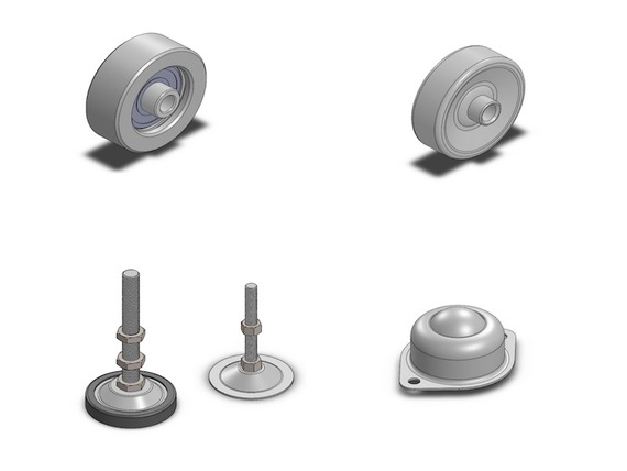 Skate Wheel  Adjuster Foot  Ball Transfer