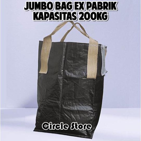 Kantong Karung Jumbo Bag Tebal Kuat Ex Pabrik Kondisi 95% Bagus Kapasitas 500kg 1000kg 1 ton