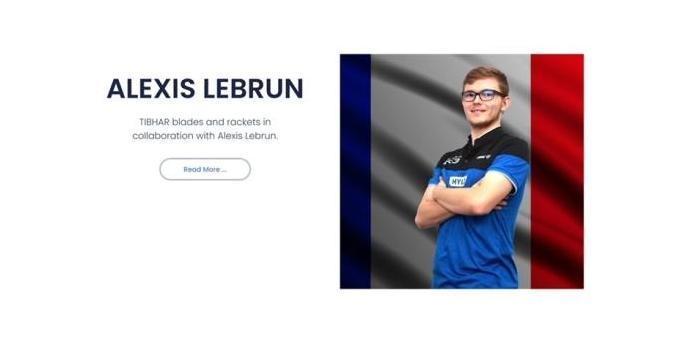 CS Penholder Tibhar ALEXIS LEBRUN KRYPTO CARBON bet tenis meja ping pong original