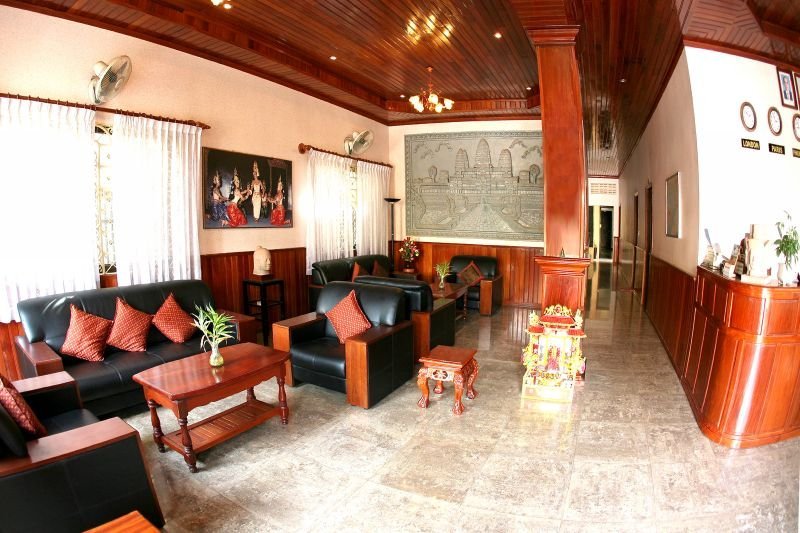 The Reception Hall of Moms GuestHouse in Siem Reap