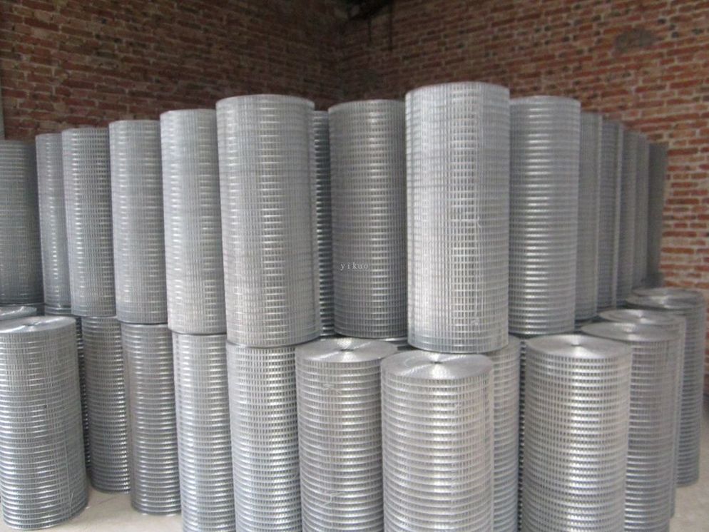 pl9809205 silver low carbon steel welding wire mesh epoxy coated aluminium wire mesh