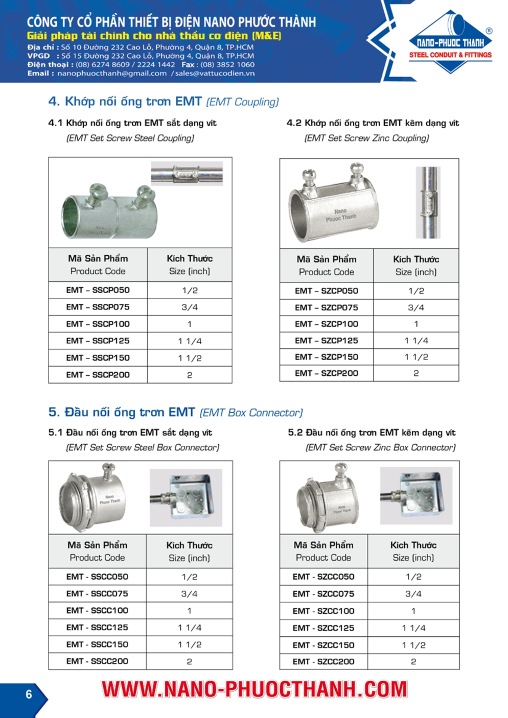 NANO PHUOC THANH EMT conduit