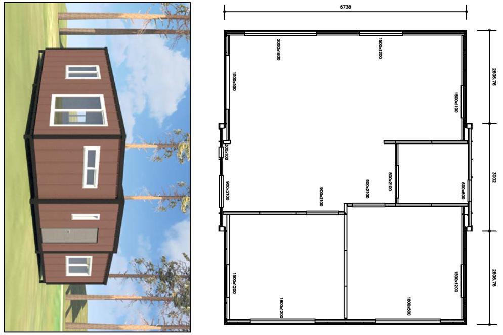 Container   Size  7m*8.1m*3m