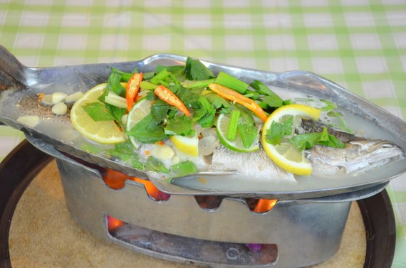 STEAMED FISH WITH LIME & CHILI - 100 GRAMS