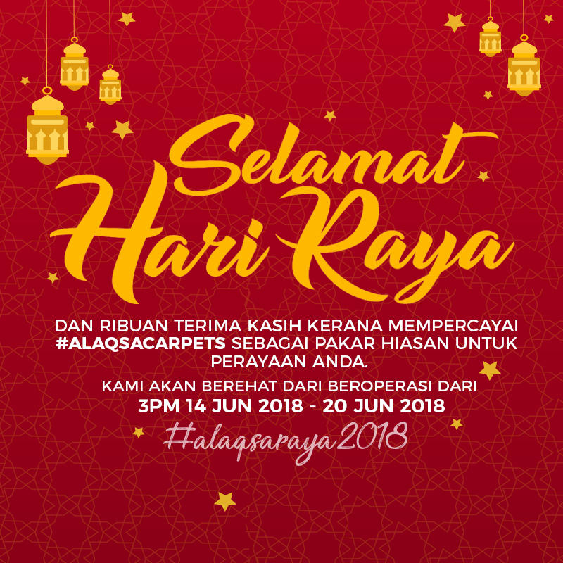 Al Aqsa Carpets - Announcement on June 14, 2018 13:22