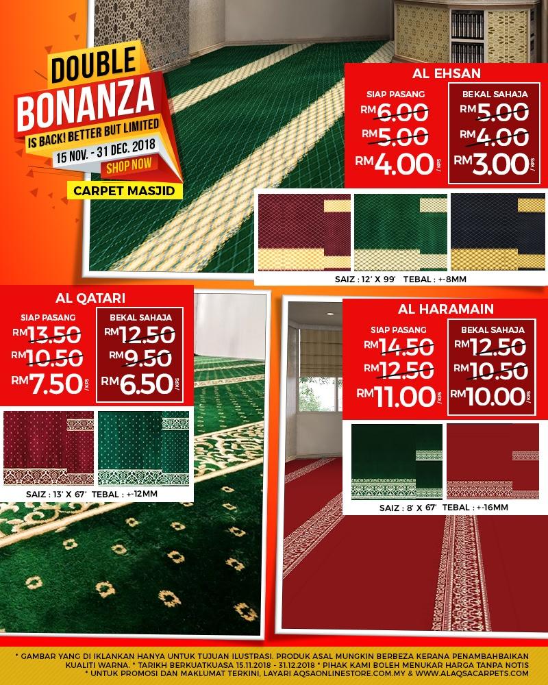 Al Aqsa Carpets - Announcement on December 04, 2018 19:07