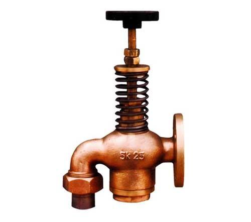 Marine Bronze Fuel Oil Tank Self Closing Drain Valve