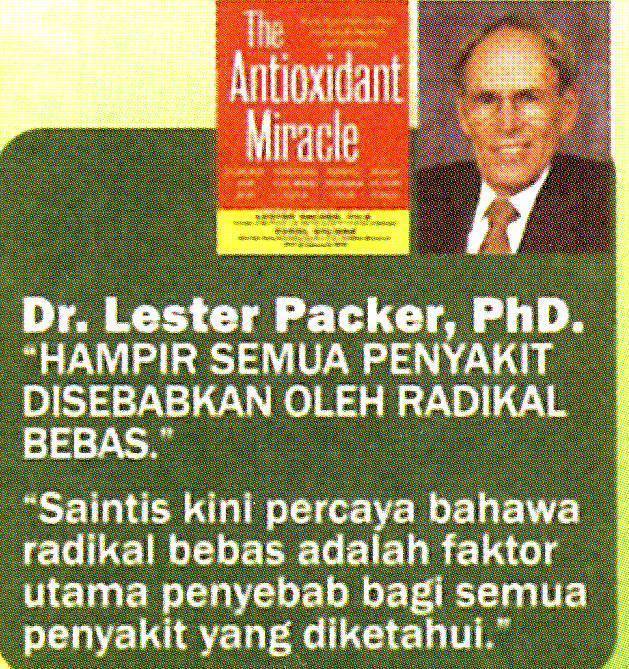 MAKANAN YANG TIDAK BERKHASIAT MEMBAWA REDICAL BEBAS YANG MEROSAKKAN DNA
