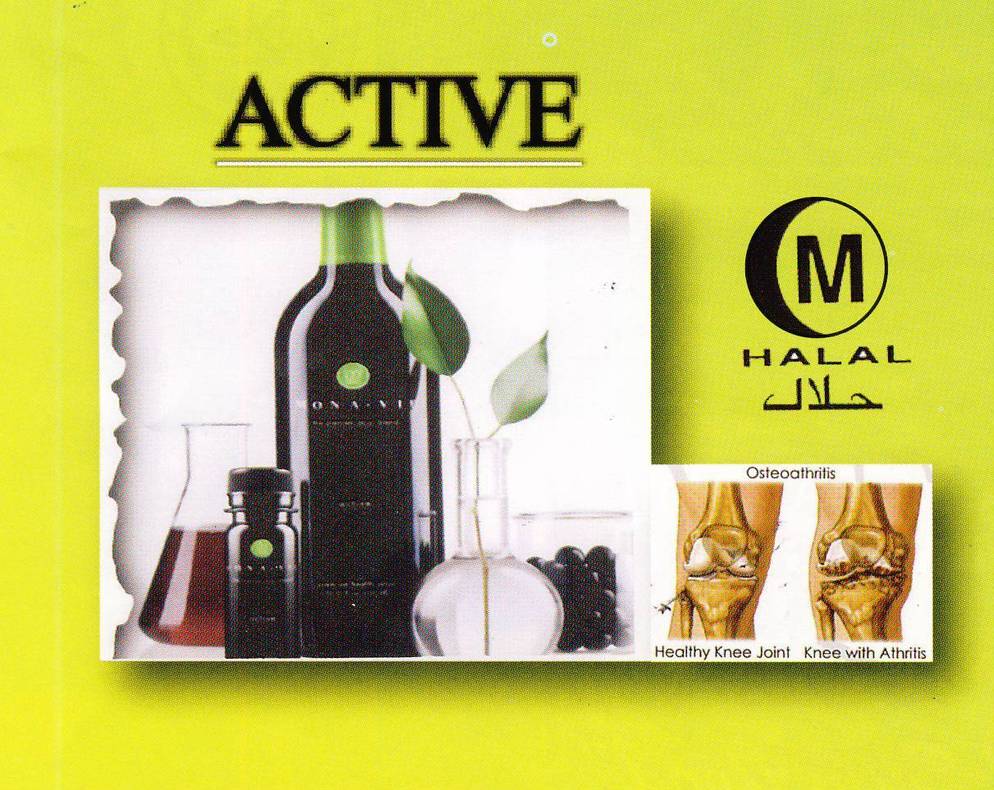 3) Monavie Active (Warna Hijau)