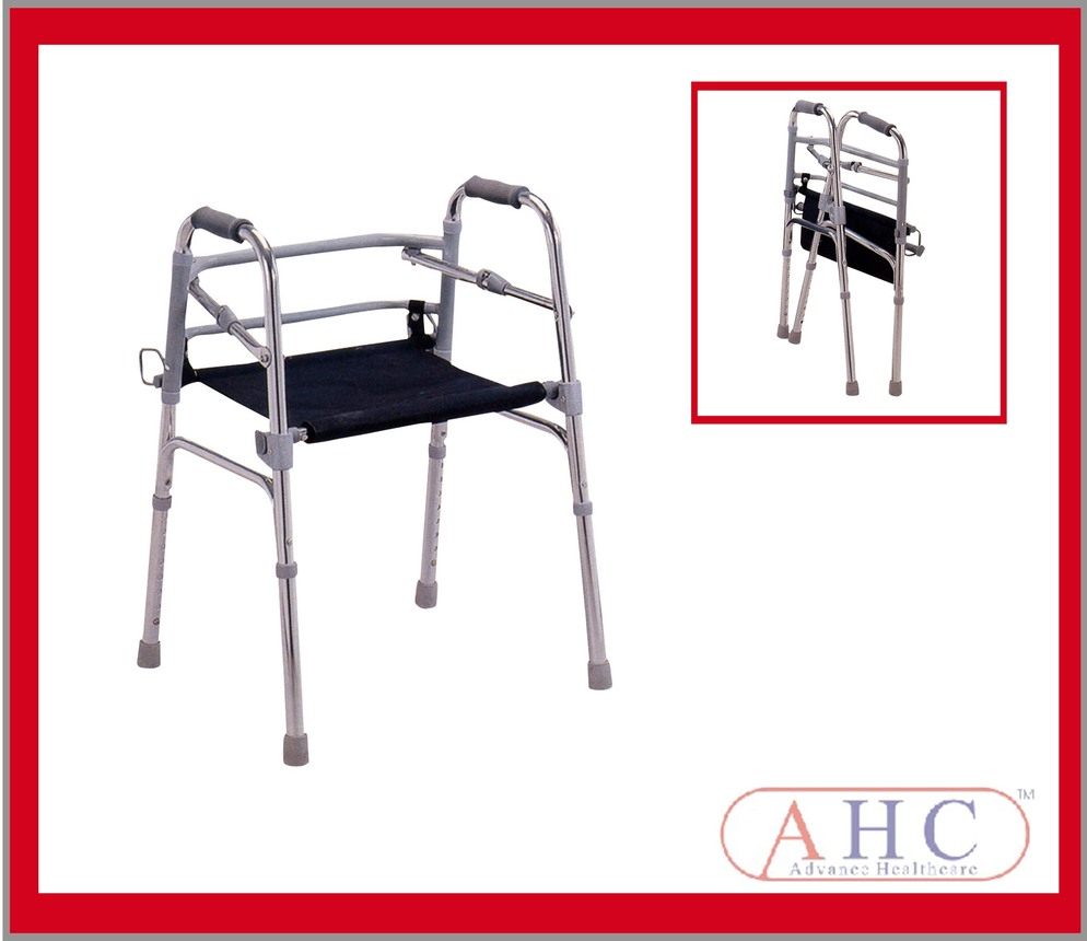 Aluminium Foldable Walker With Seat 