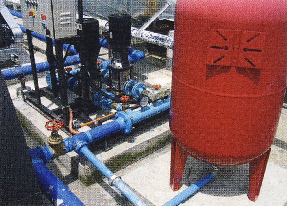 Pneumatic Booster Pumpset For Shopping Mall