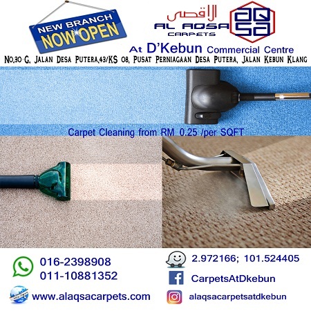 AlAqsa Carpets at Dkebun Commercial Centre Lowest Price Guaranteed Carpet Cleaning Murah  AlaqsaCarpets