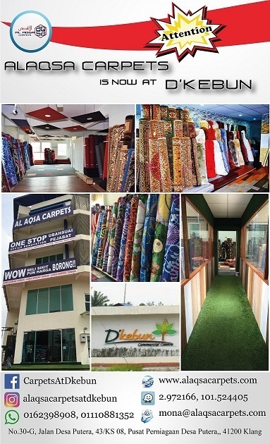 AlAqsa Carpets at Dkebun Commercial Centre Lowest Price Guaranteed Dkebun main Murah  AlaqsaCarpets
