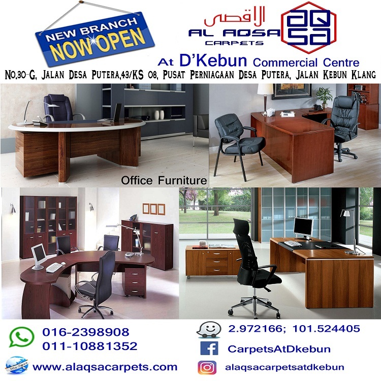 AlAqsa Carpets at Dkebun Commercial Centre Lowest Price Guaranteed Office Furniture Murah  AlaqsaCarpets
