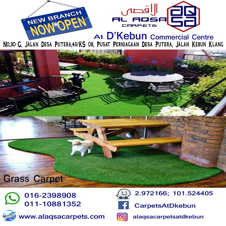 AlAqsa Carpets at Dkebun Commercial Centre Lowest Price Guaranteed Grass Carpet Murah  AlaqsaCarpets