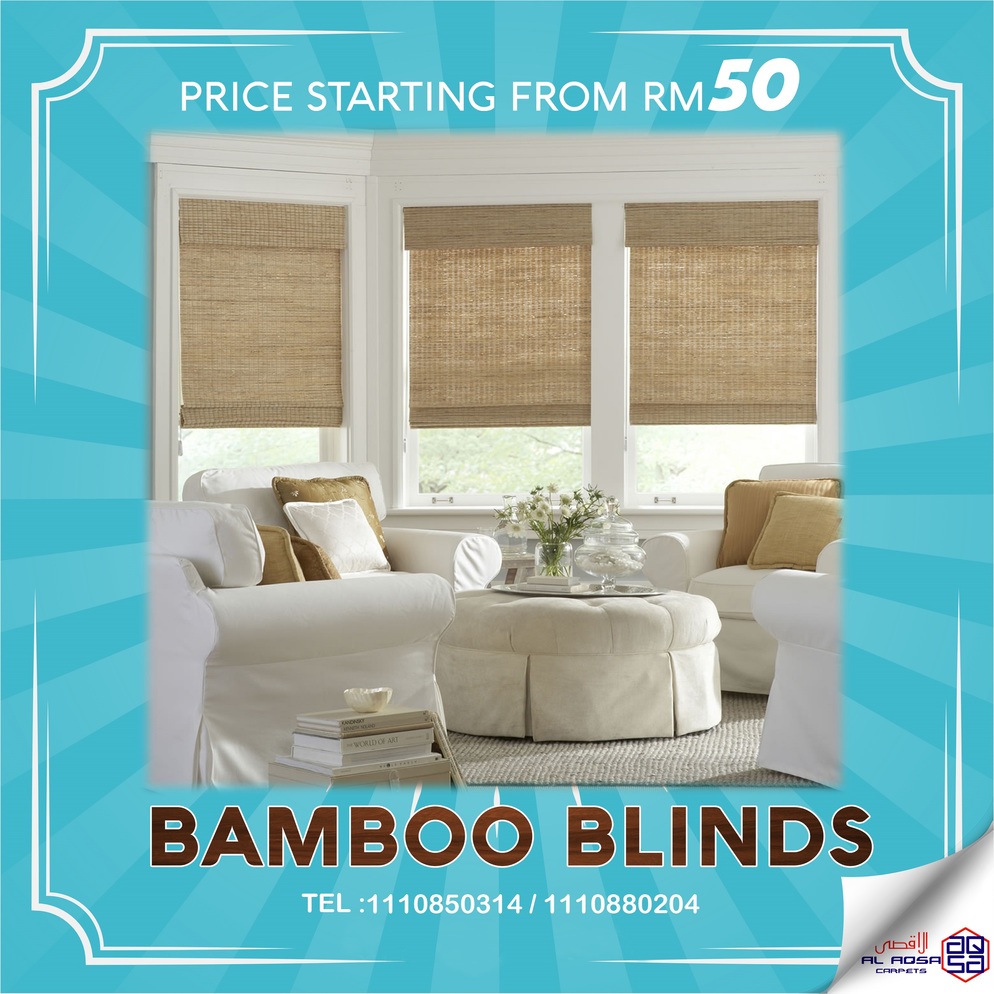 Alaqsa Carpets is Now at DKebun Commercial Centre Bamboo Blinds Nylon   Murah   AlaqsaCarpets