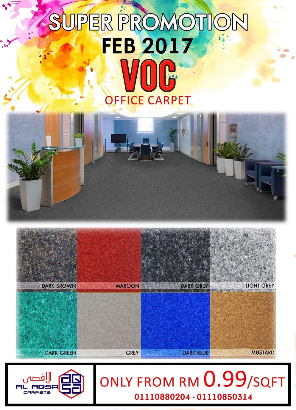 Alaqsa Carpets at Dkebun Commecial Centre Showroom VOC Carpet  Murah  Voc  AlaqsaCarpets