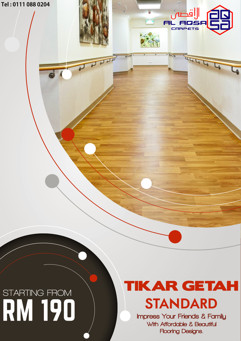 Alaqsa Carpets at Dkebun Commecial Centre Showroom Tikar Getah Standard  AlaqsaCarpets