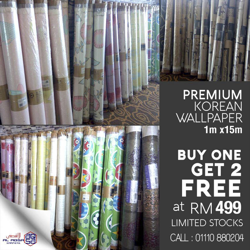AlAqsa Carpets at Dkebun Commercial Centre Showroom Lowest Price Guaranteed Korean Wallpaper   AlaqsaCarpets (2)