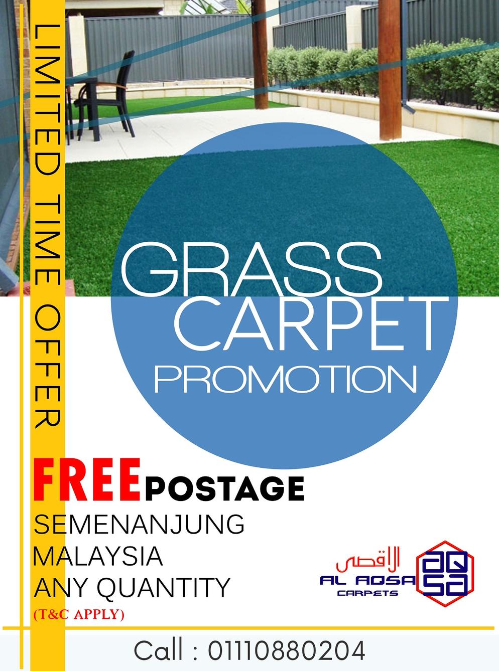 Alaqsa Carpets at Dkebun Commecial Centre Showroom Grass Carpet Murah Offer  AlaqsaCarpets