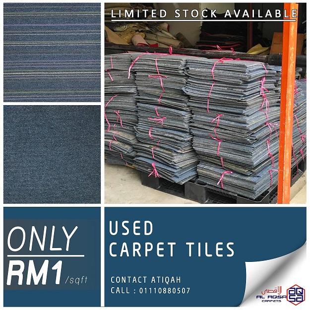 AlAqsa Carpets at Dkebun Commercial Centre Showroom Lowest Price Guaranteed Used Carpet tiles Murah   AlaqsaCarpets