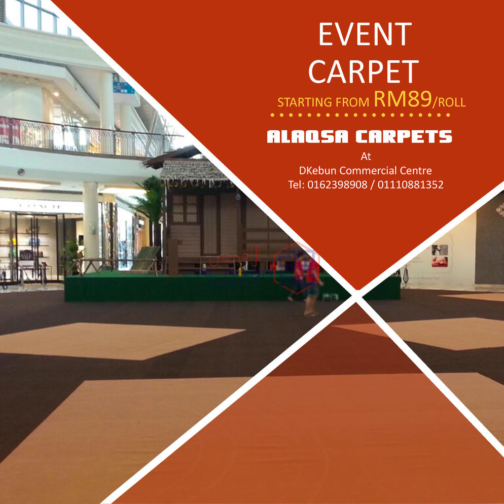 AlAqsa Carpets at Dkebun Commercial Centre Lowest Price Guaranteed Event Carpet Murah  AlaqsaCarpets (2)